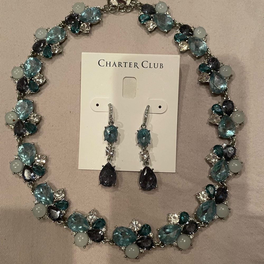 Charter Club Love This Matching Set Blueish Green Color